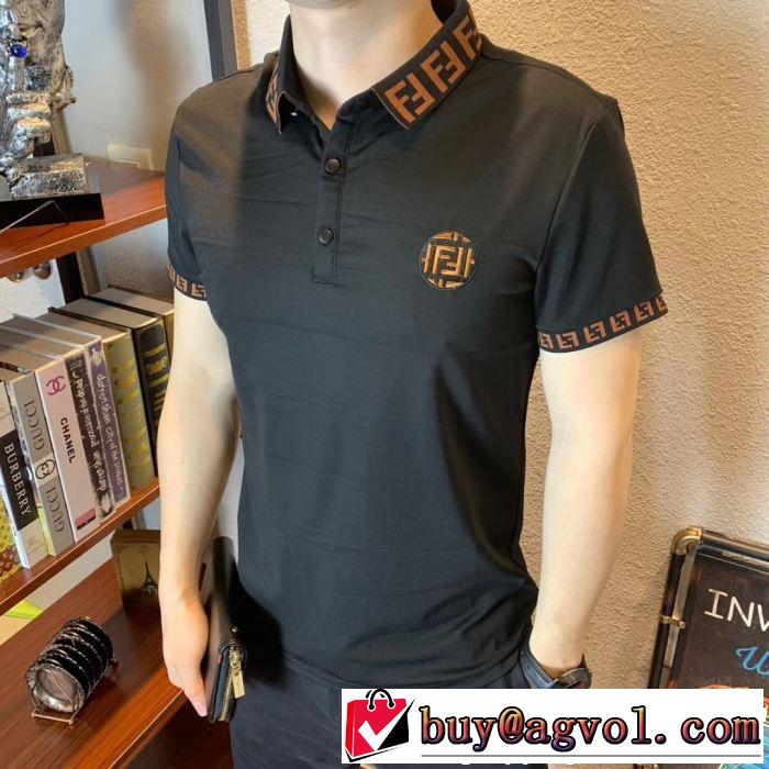 FENDI フェンディ 半袖Tシャツ 2色可選 暑い季節も大活躍 2019春夏のトレンド新商品 夏にぴったり上品