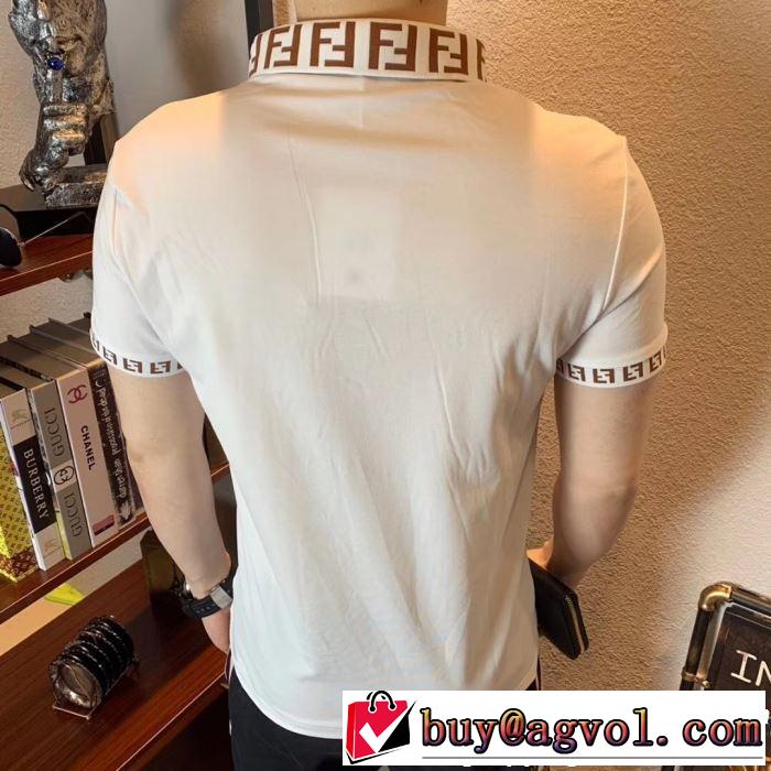 FENDI フェンディ 半袖Tシャツ 2色可選 暑い季節も大活躍 2019春夏のトレンド新商品 夏にぴったり上品