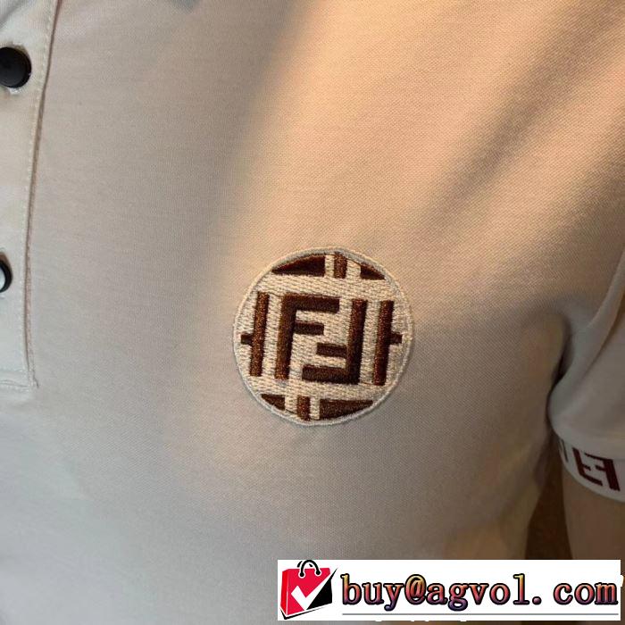 FENDI フェンディ 半袖Tシャツ 2色可選 暑い季節も大活躍 2019春夏のトレンド新商品 夏にぴったり上品