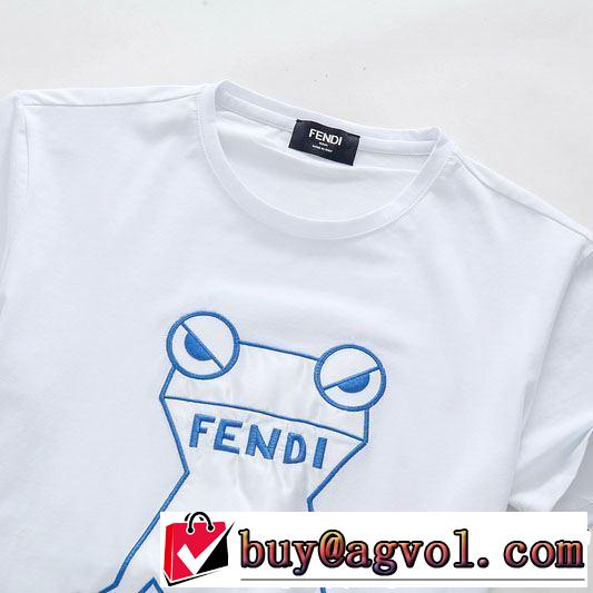今季流行りの人気新作 FENDI フェンディ 半袖Tシャツ 3色可選 春夏の流行り2019新品 夏キレ味をプラス
