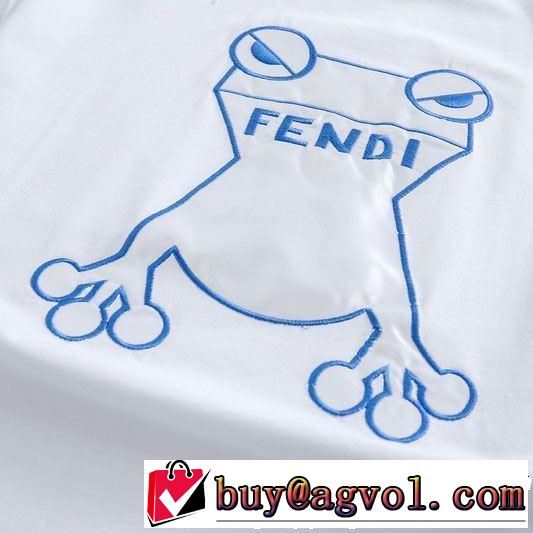 今季流行りの人気新作 FENDI フェンディ 半袖Tシャツ 3色可選 春夏の流行り2019新品 夏キレ味をプラス