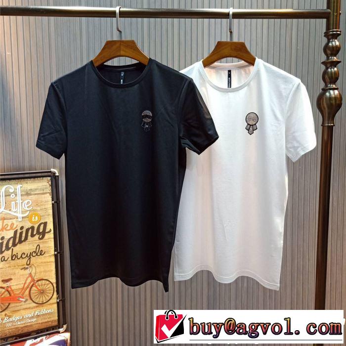 FENDI フェンディ 半袖Tシャツ 2色可選 春夏シンプルファッションでOK！ 2019春夏も引き続きトレンド