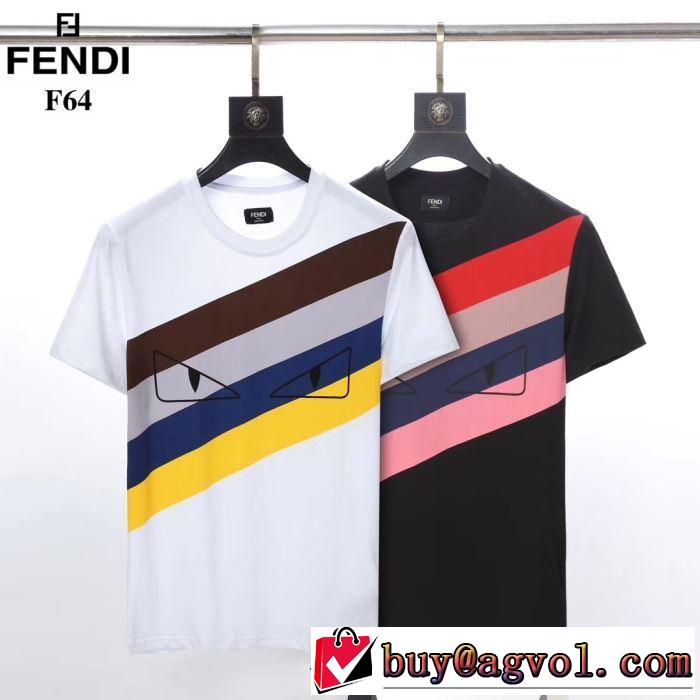 FENDI 最終価格セール Tシャツ/半袖 2色可選人気商品 2019限定 男性に人気 フェンディ ブランドの話題の新作も！