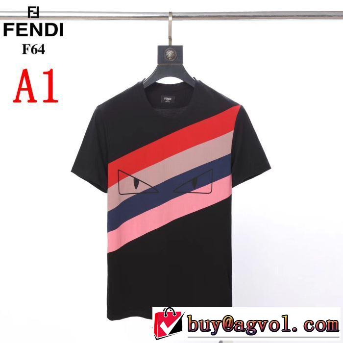 FENDI 最終価格セール Tシャツ/半袖 2色可選人気商品 2019限定 男性に人気 フェンディ ブランドの話題の新作も！