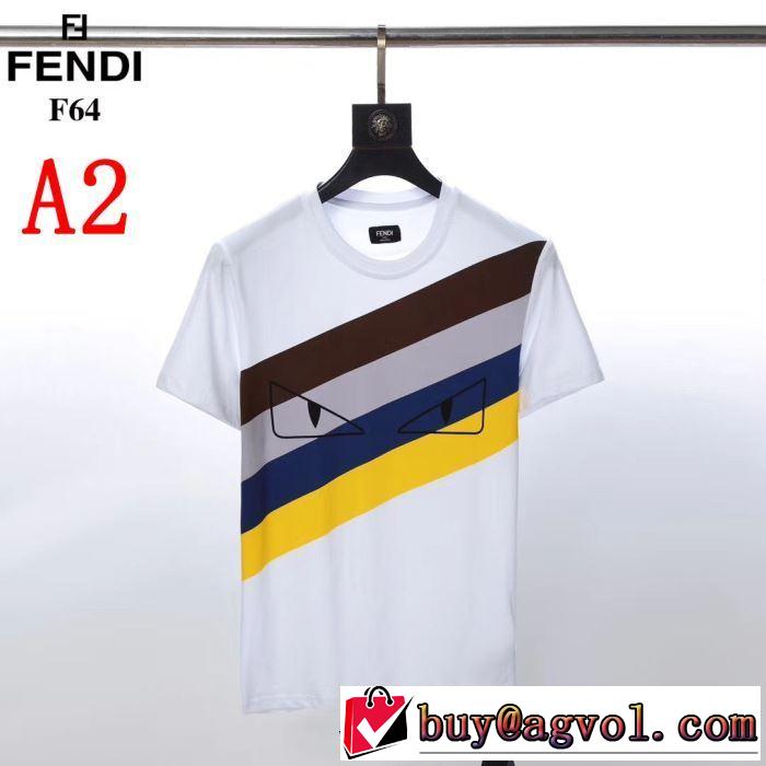 FENDI 最終価格セール Tシャツ/半袖 2色可選人気商品 2019限定 男性に人気 フェンディ ブランドの話題の新作も！