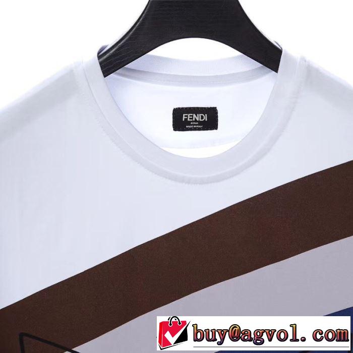 FENDI 最終価格セール Tシャツ/半袖 2色可選人気商品 2019限定 男性に人気 フェンディ ブランドの話題の新作も！