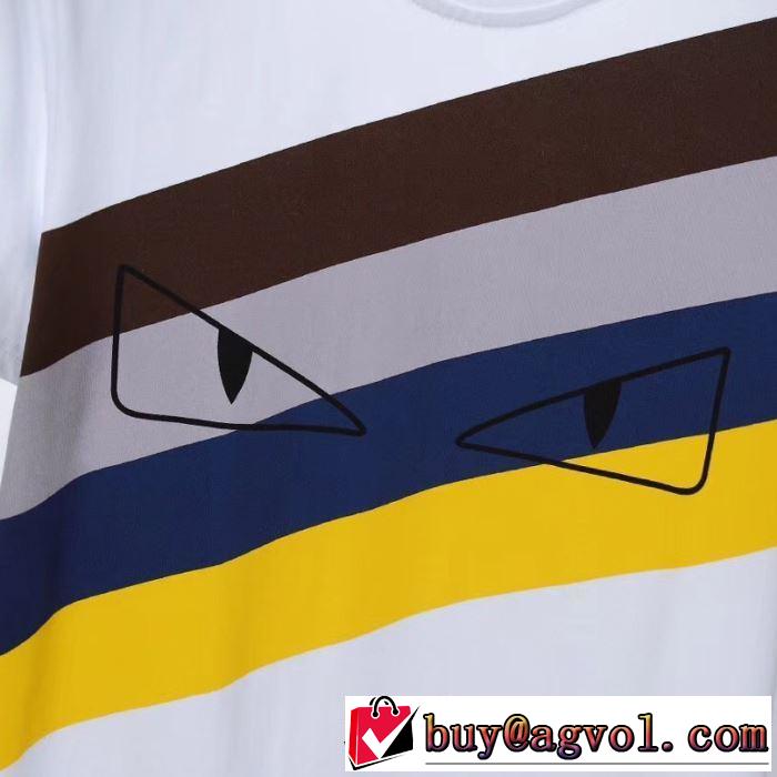 FENDI 最終価格セール Tシャツ/半袖 2色可選人気商品 2019限定 男性に人気 フェンディ ブランドの話題の新作も！
