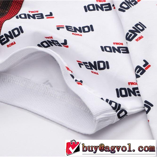 フェンディ FENDI 2019春夏の大注目トレンド Tシャツ/半袖 3色可選 夏ファッションのおすすめ