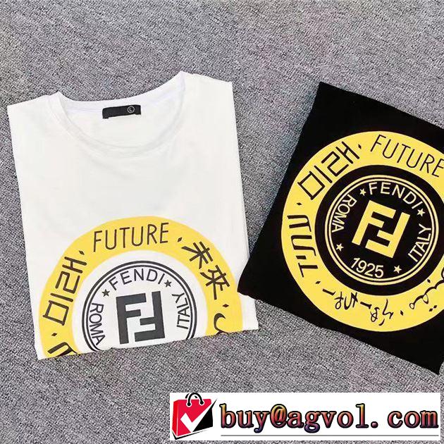 VIPセールでお得 フェンディ FENDI Tシャツ/半袖 春夏の流行り2019新品 2色可選  ギフト最適期間限定