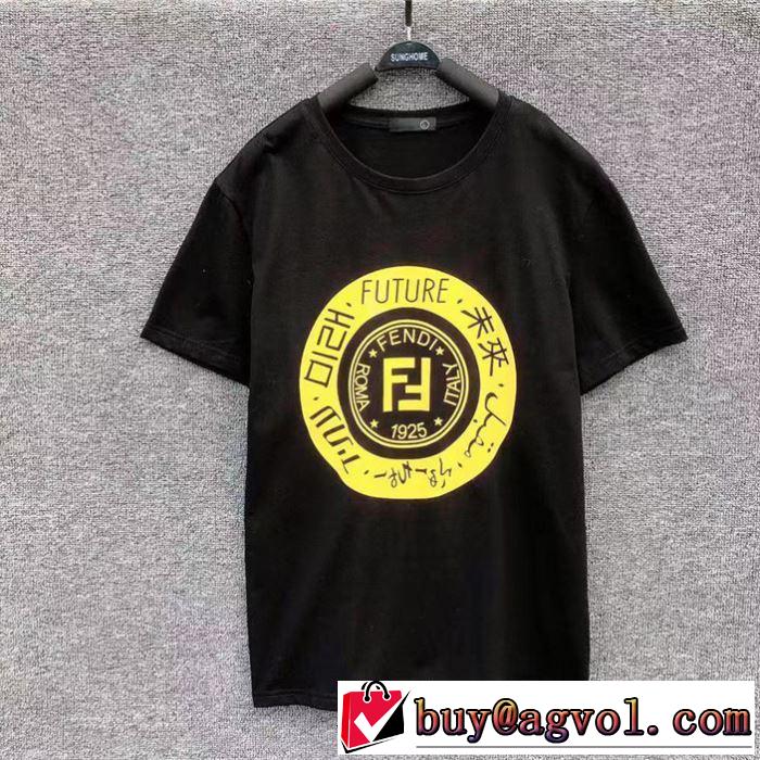 VIPセールでお得 フェンディ FENDI Tシャツ/半袖 春夏の流行り2019新品 2色可選  ギフト最適期間限定