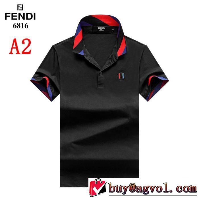 《2019年》今、注目のストリート  FENDI Tシャツ/半袖完売在庫確保  4色可選 フェンディ