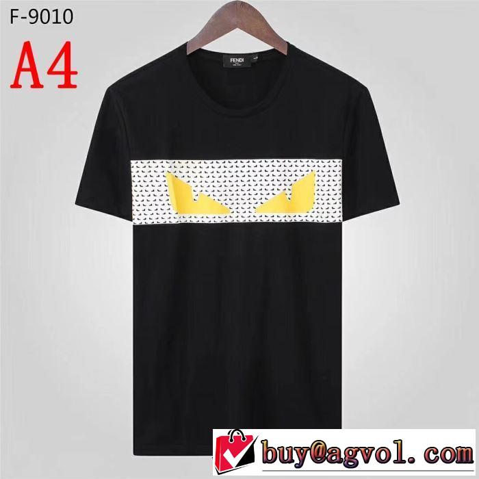 大人カジュアル夏ファッション2019  多色可選 ギフト最適期間限定 フェンディ FENDI Tシャツ/半袖