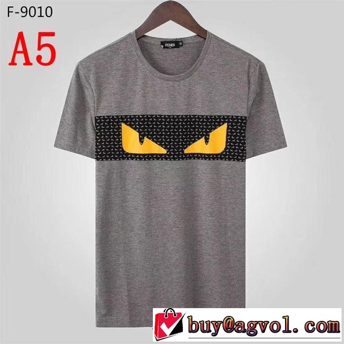 大人カジュアル夏ファッション2019  多色可選 ギフト最適期間限定 フェンディ FENDI Tシャツ/半袖