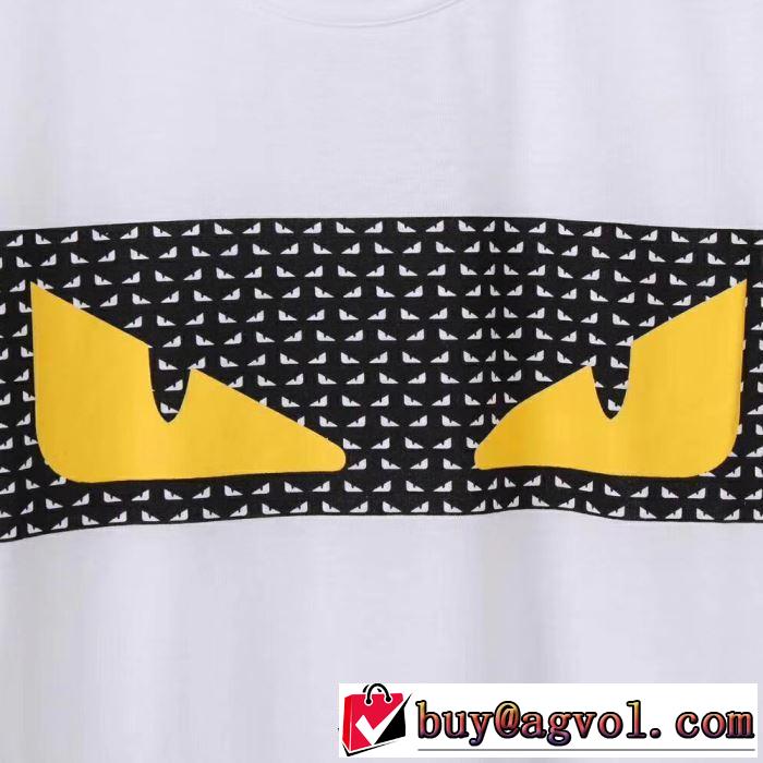 大人カジュアル夏ファッション2019  多色可選 ギフト最適期間限定 フェンディ FENDI Tシャツ/半袖