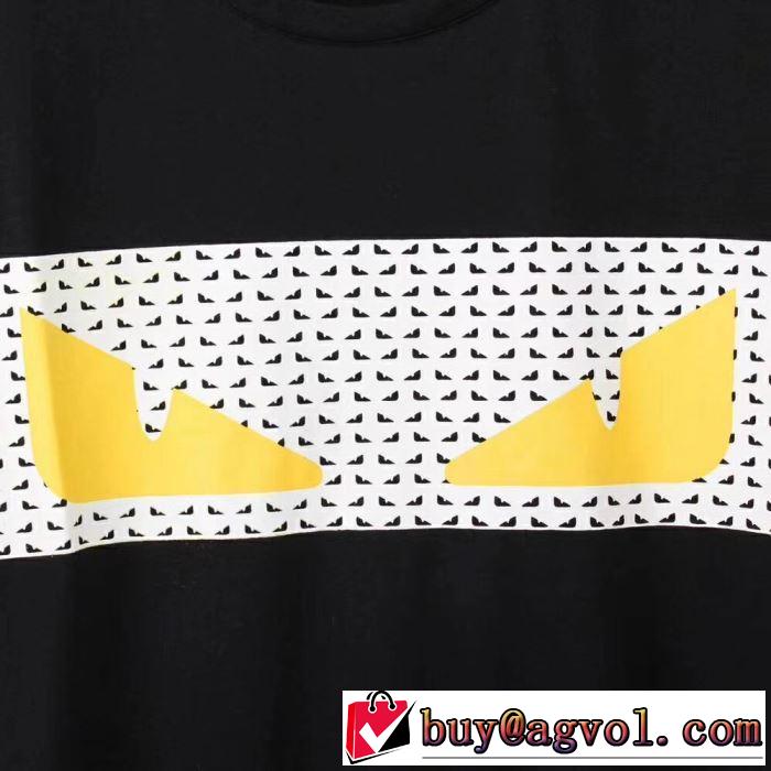 大人カジュアル夏ファッション2019  多色可選 ギフト最適期間限定 フェンディ FENDI Tシャツ/半袖