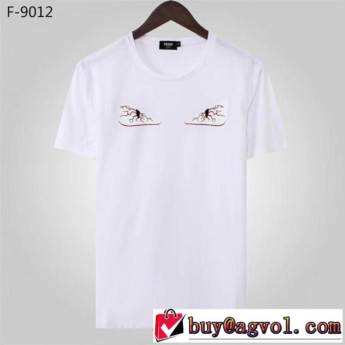 FENDI 鮮度アップブランド最新  Tシャツ/半袖 2色可選 フェンディ 2019春夏のトレンド新商品