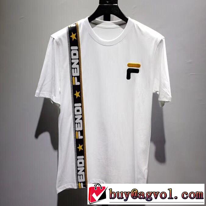 今期のトレンド定番アイテム FENDI Tシャツ/半袖 2色可選 フェンディ2019春夏のトレンド新商品