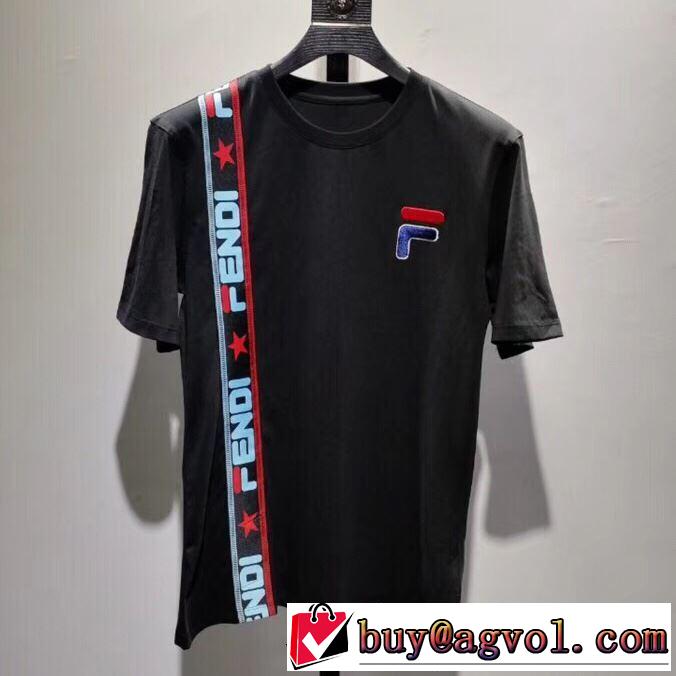 今期のトレンド定番アイテム FENDI Tシャツ/半袖 2色可選 フェンディ2019春夏のトレンド新商品