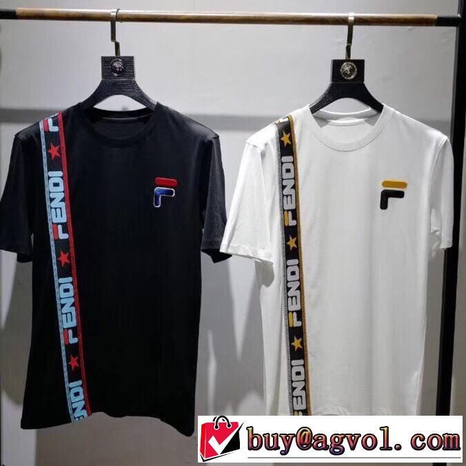 今期のトレンド定番アイテム FENDI Tシャツ/半袖 2色可選 フェンディ2019春夏のトレンド新商品