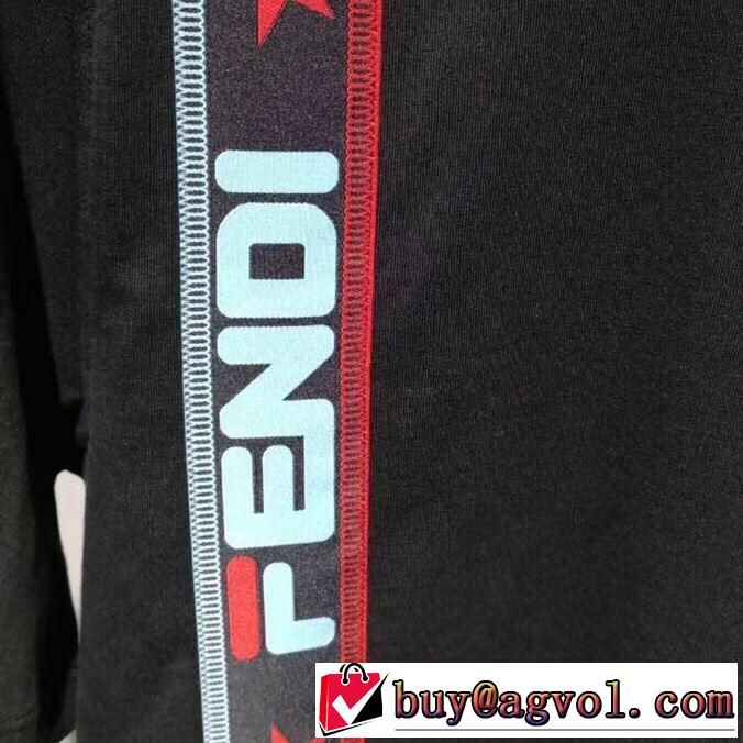 今期のトレンド定番アイテム FENDI Tシャツ/半袖 2色可選 フェンディ2019春夏のトレンド新商品