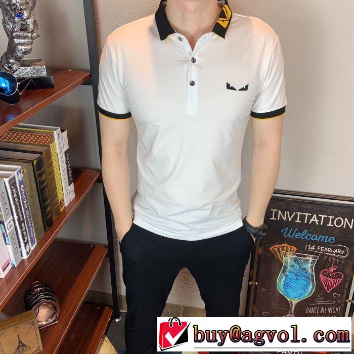 洗練された印象に フェンディ FENDI Tシャツ/半袖 2019春夏の大注目トレンド 2色可選
