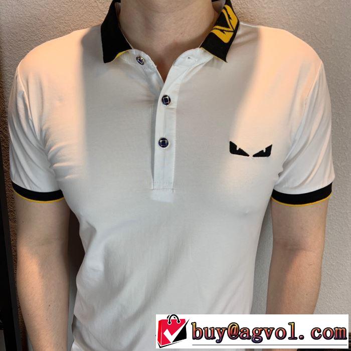 洗練された印象に フェンディ FENDI Tシャツ/半袖 2019春夏の大注目トレンド 2色可選