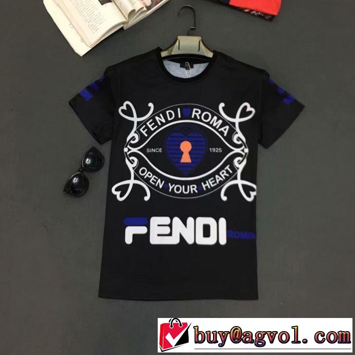 Tシャツ/半袖夏ファッションをおしゃれに楽しもう   フェンディ FENDI 春夏の流行り2019新品