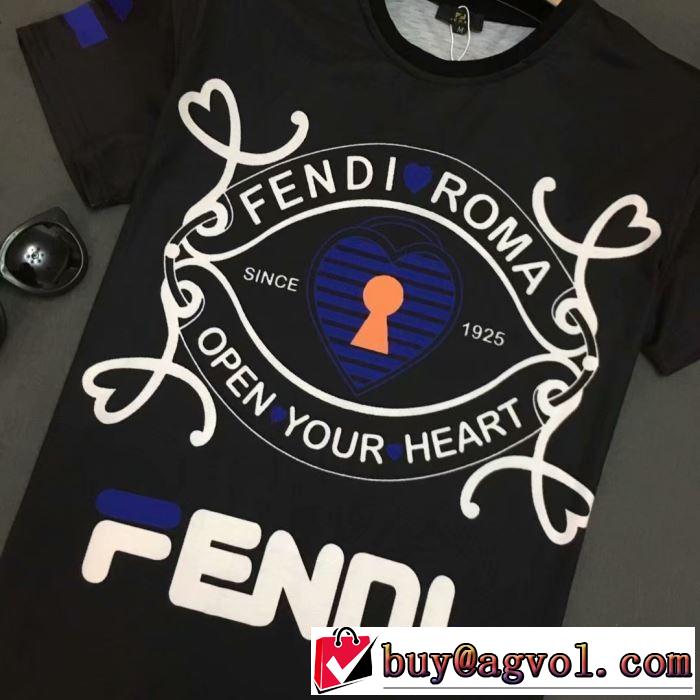 Tシャツ/半袖夏ファッションをおしゃれに楽しもう   フェンディ FENDI 春夏の流行り2019新品