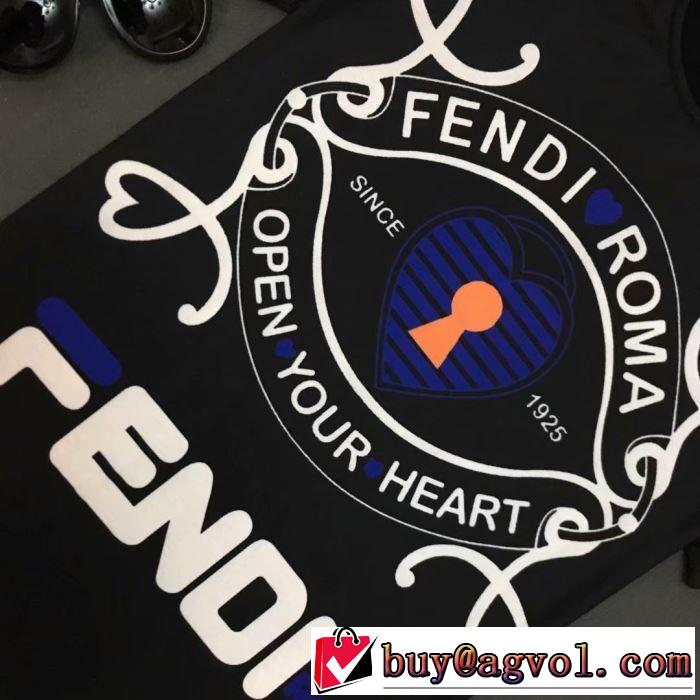 Tシャツ/半袖夏ファッションをおしゃれに楽しもう   フェンディ FENDI 春夏の流行り2019新品
