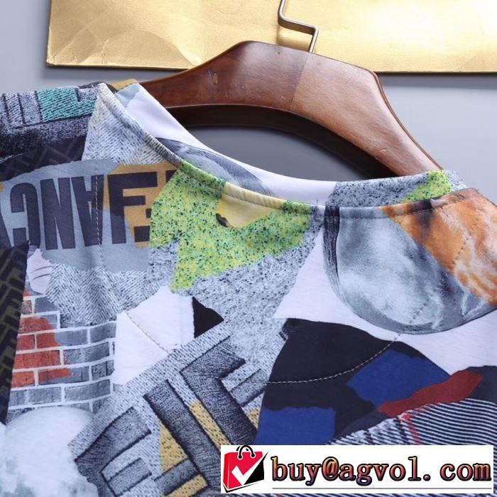 FENDI 2019夏ファション新品  送料込み 希少品 Tシャツ/半袖  ブランドの話題の新作も！ フェンディ
