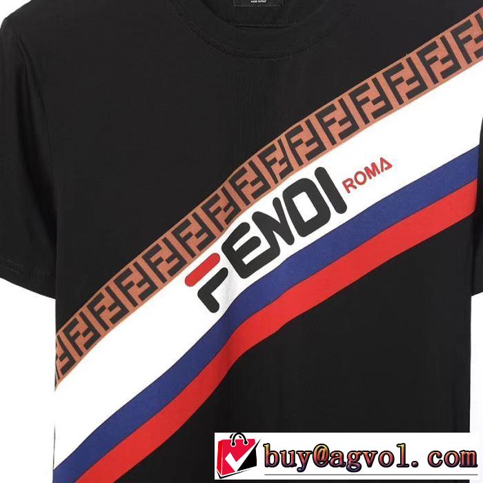 【2019年】夏のファッション 2色可選 フェンディ Tシャツ/半袖 FENDI  優雅で都会的な装いに仕上げ