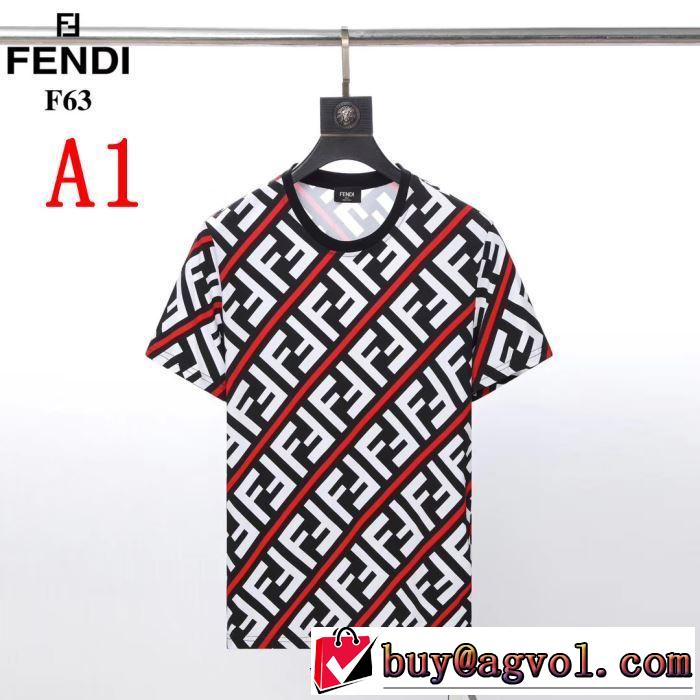 人気ストリートブランド新品 Tシャツ/半袖2019限定 男性に人気  2色可選 フェンディ FENDI