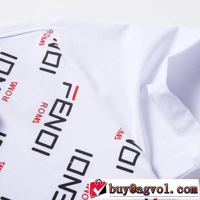 半袖Tシャツ  最新のトレンドブランド人気的 フェンディ【2019春夏】最新コレクション FENDI 3色可選 人気ストリートブランド新品