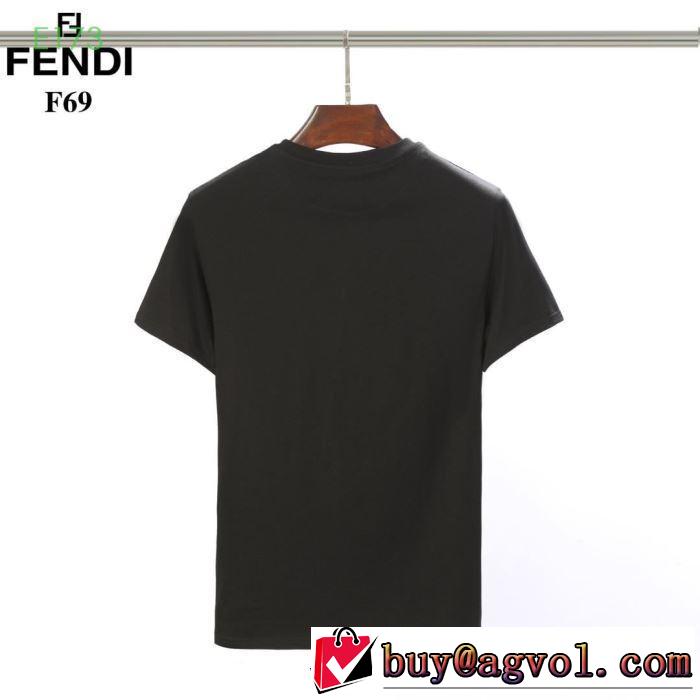 半袖Tシャツ  2019夏色っぽさ フェンディ FENDI オシャレアイテム 2色可選 おしゃれデザインも大人気