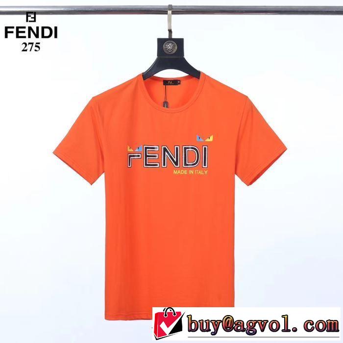 夏ファッションのおすすめ 半袖Tシャツ  フェンディ2019年夏の一押しファッションアイテム FENDI 3色可選