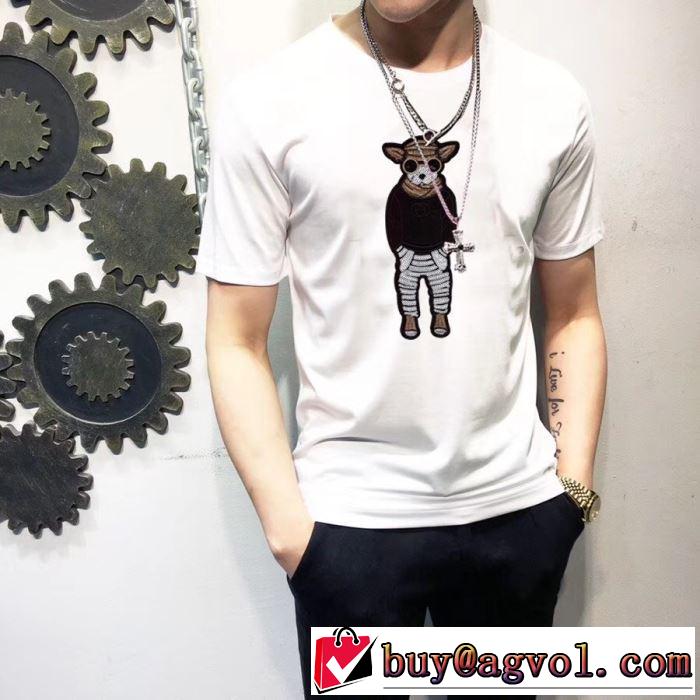 2色可選 大人の可愛さを引き立て 半袖Tシャツ  抜け感スゴイ フェンディ FENDI 大人カジュアル夏ファッション2019
