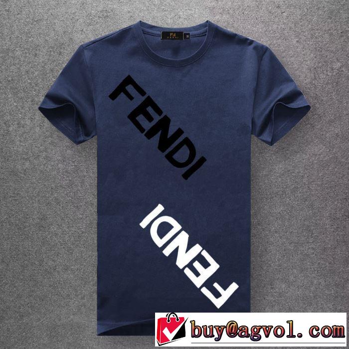 フェンディ FENDI 優しい雰囲気スタイリッシュに 半袖Tシャツ  【2019年】夏のファッション 多色可選 派手すぎず