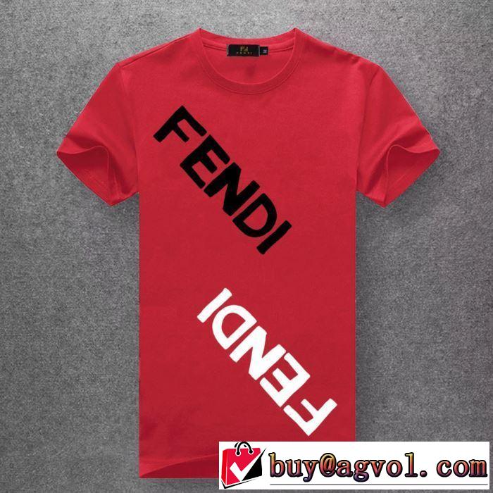 フェンディ FENDI 優しい雰囲気スタイリッシュに 半袖Tシャツ  【2019年】夏のファッション 多色可選 派手すぎず