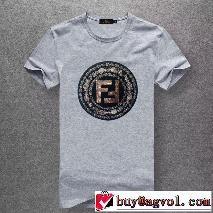 半袖Tシャツ  【2019年】夏のファッション フェンディ FENDI 気持ちいい真夏日にぴったり 多色可選 風通しのよい