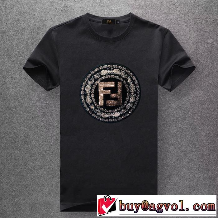 半袖Tシャツ  【2019年】夏のファッション フェンディ FENDI 気持ちいい真夏日にぴったり 多色可選 風通しのよい