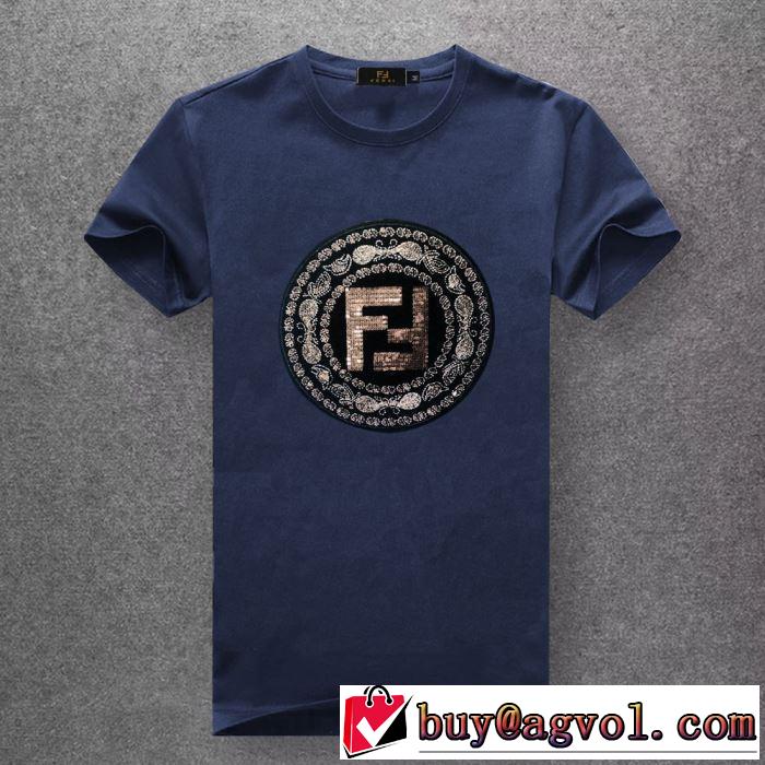 半袖Tシャツ  【2019年】夏のファッション フェンディ FENDI 気持ちいい真夏日にぴったり 多色可選 風通しのよい