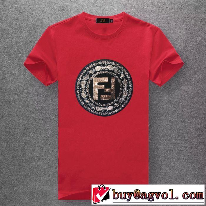 半袖Tシャツ  【2019年】夏のファッション フェンディ FENDI 気持ちいい真夏日にぴったり 多色可選 風通しのよい