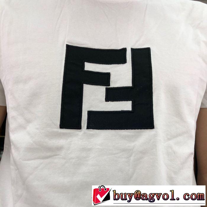 フェンディ FENDI 素敵なスタイルで夏の定番 半袖Tシャツ  3色可選 通勤の定番 春夏の流行り2019新品