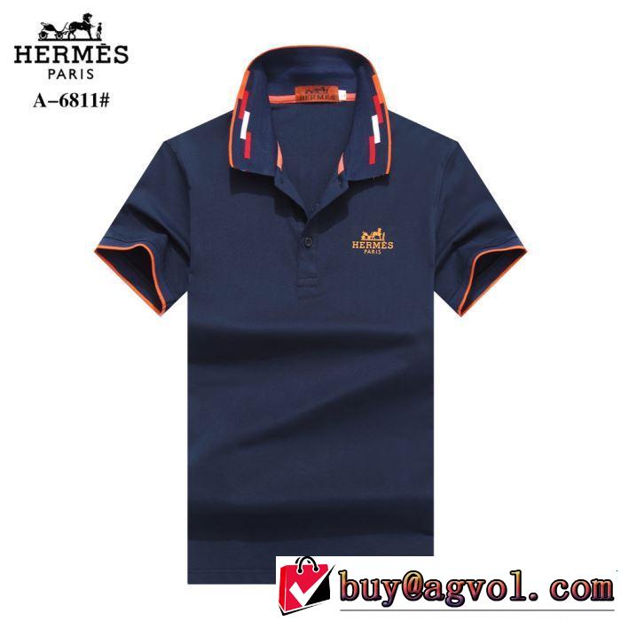 2019年の春夏に着たい エルメス HERMES透け感優しい  Tシャツ/ティーシャツ 多色可選 カジュアルさ
