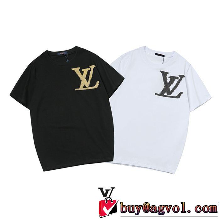 目を引く春夏トップス LOUIS VUITTON ルイ ヴィトン 半袖Tシャツ 2色可選 スタイルを綺麗に