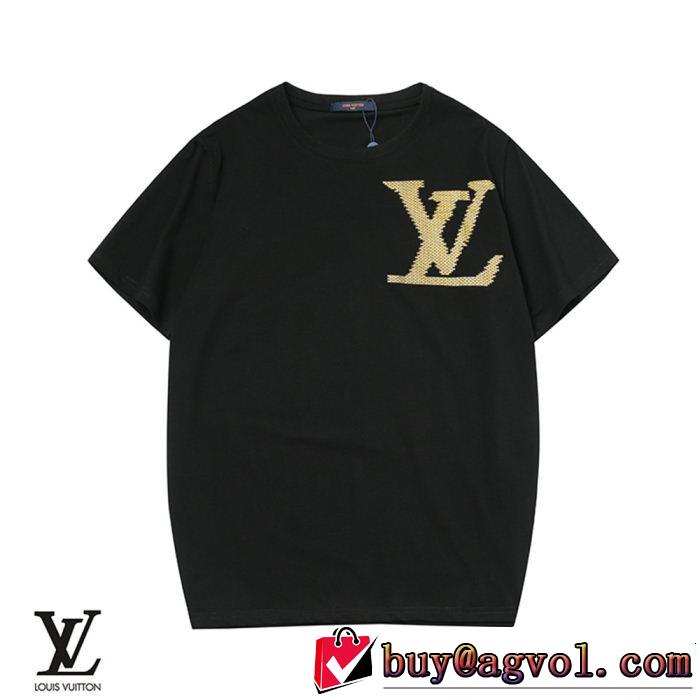 目を引く春夏トップス LOUIS VUITTON ルイ ヴィトン 半袖Tシャツ 2色可選 スタイルを綺麗に
