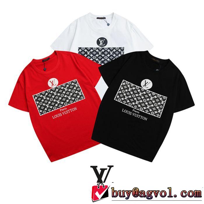 半袖Tシャツ 3色可選 2019年春夏のトレンドアイテム 爽やかさ LOUIS VUITTON ルイ ヴィトン