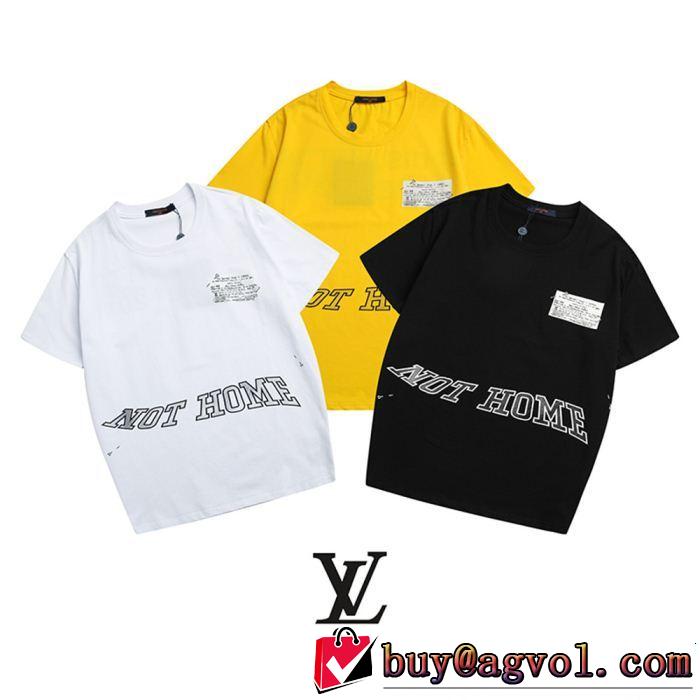 LOUIS VUITTON ルイ ヴィトン 半袖Tシャツ 3色可選 大人っぽく仕上げ 優しげ人気アイテム