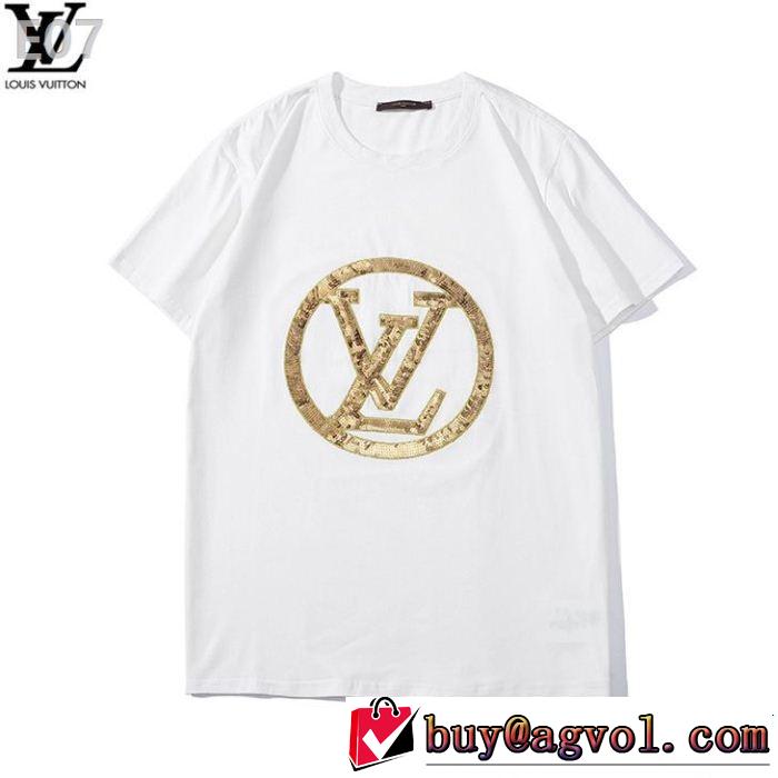 2019即旬な装いに ルイ ヴィトン LOUIS VUITTON 2色可選 Tシャツ/ティーシャツ 今シーズン人気のアイテム