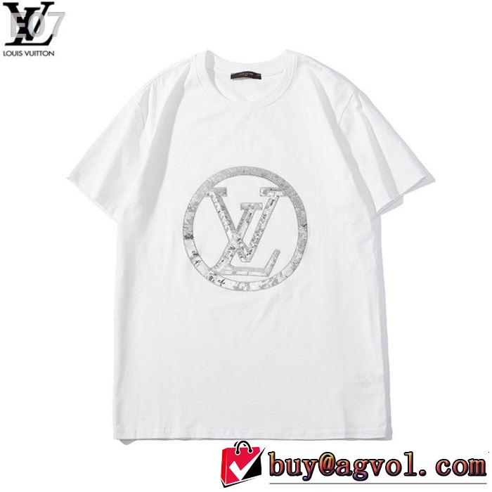 2019即旬な装いに ルイ ヴィトン LOUIS VUITTON 2色可選 Tシャツ/ティーシャツ 今シーズン人気のアイテム
